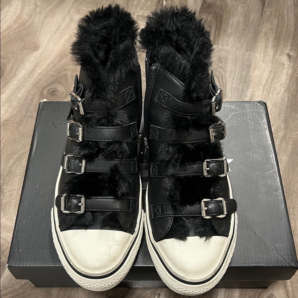 🔥🔥ASH – Valko High Top Sneaker - BLACK/BLACK / 38 - Picture 9 of 16